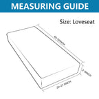 Nc Home Water-Repellent Sofa Cushion Slipcovers Couch Cover, Couch Cushion Cover For Camper Dinette, Pet Furniture Protector Lov