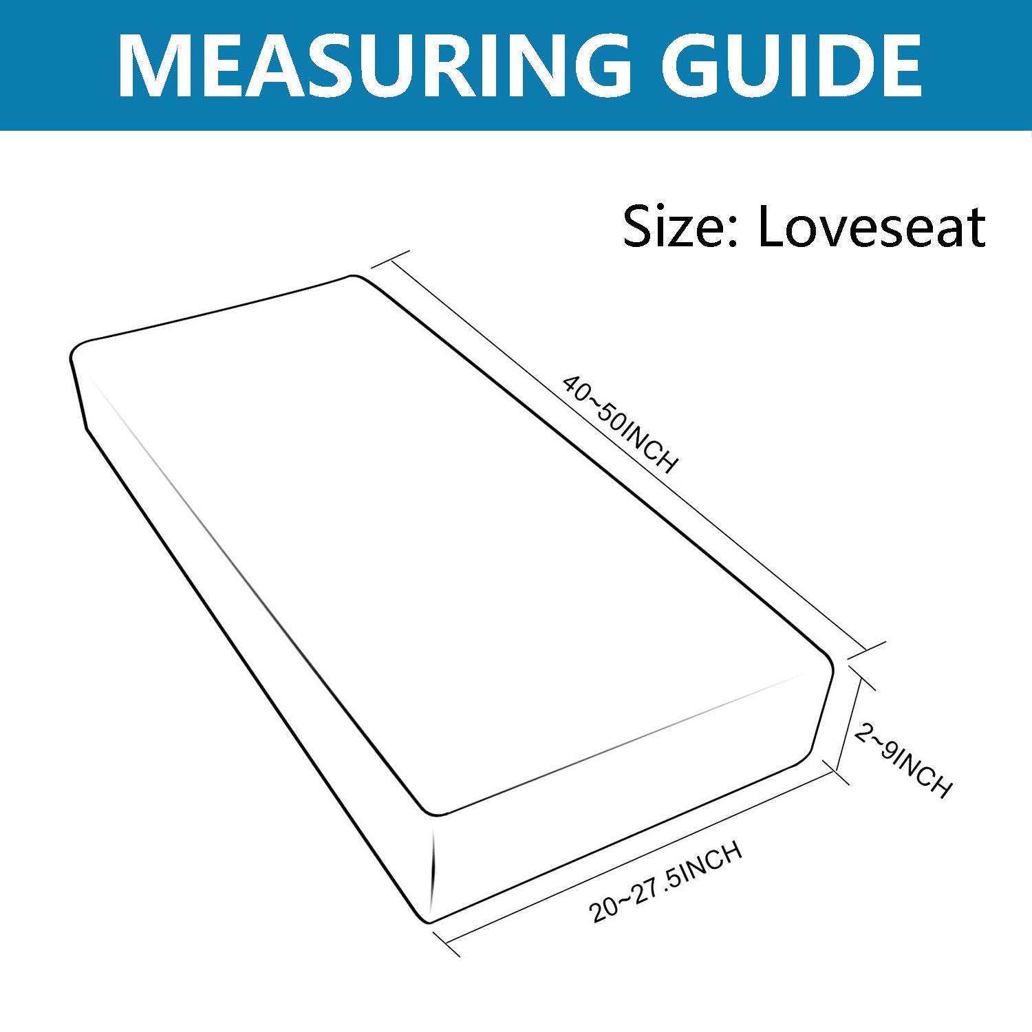 Nc Home Water Repellent Sofa Cushion Slipcovers, Stretch Couch Cushion Cover Loveseat Cushion Protector Slipcovers Couch Covers