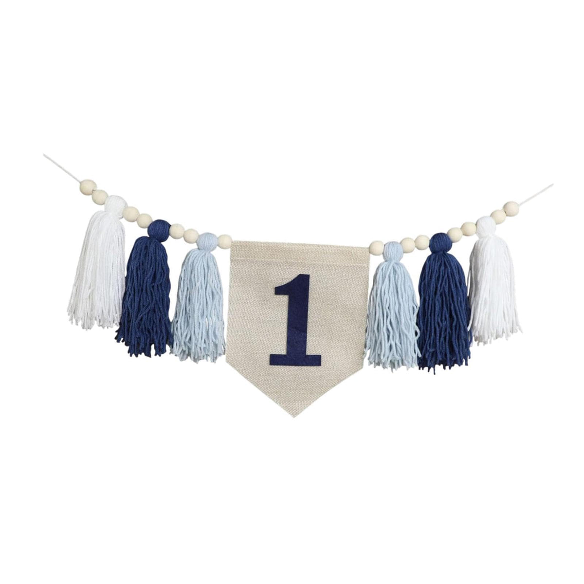 MERISHOPP High Chair Banner 1ST Birthday Decoration for Party Kids Room Decor Birthday Blue| Party Decorations | Birthday Decora