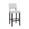 Linon Vega White Barstool, Bar Height