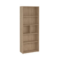 Sign 6 Shelf Boockase, Home Office Storage, Jackson Hickory
