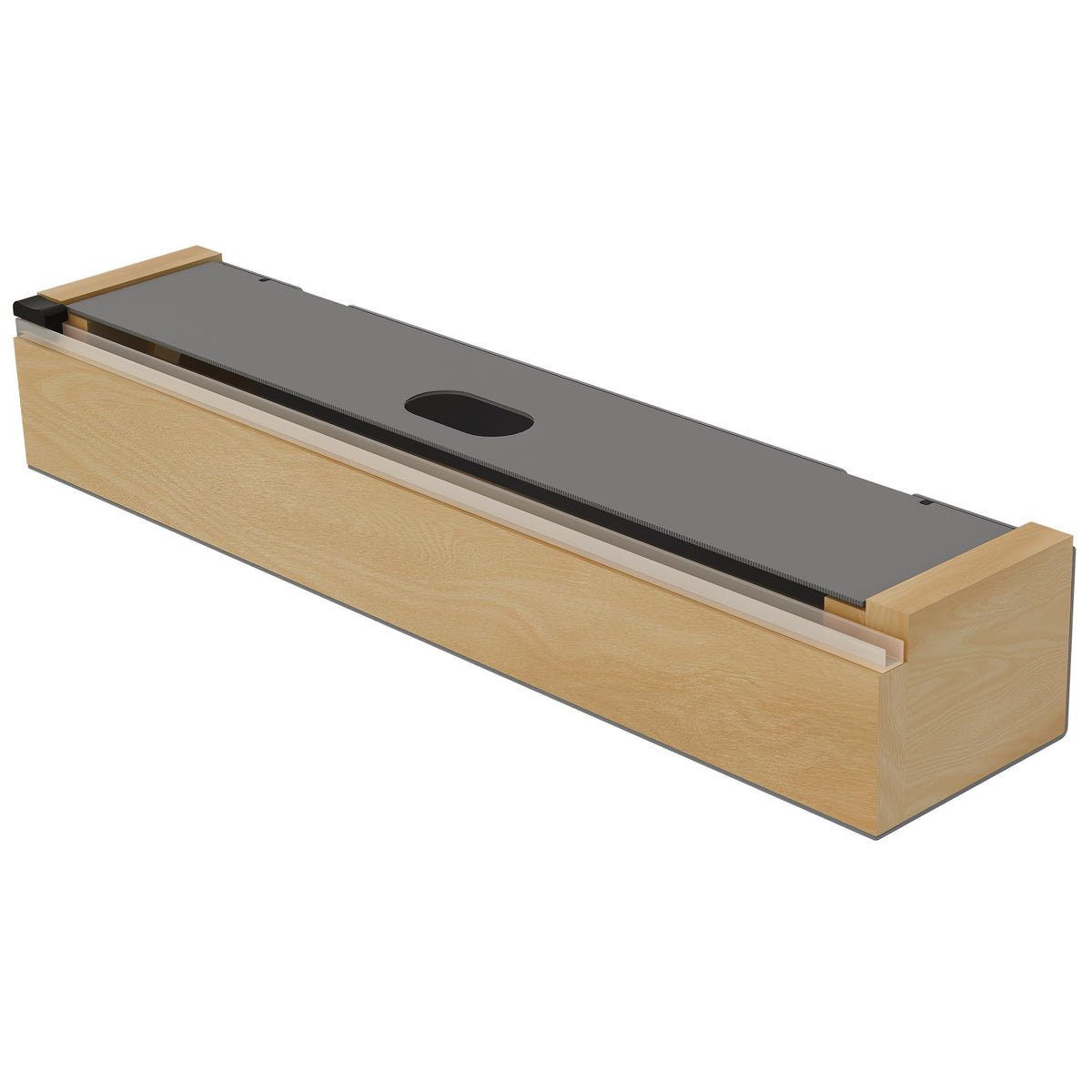 RevAShelf Foil Wrap Insert Organizer and Dispenser for Kitchen, Gray