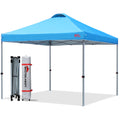 Mastercanopy Durable Ez Pop-Up Canopy Tent With Roller Bag (10X10, Sky Blue)
