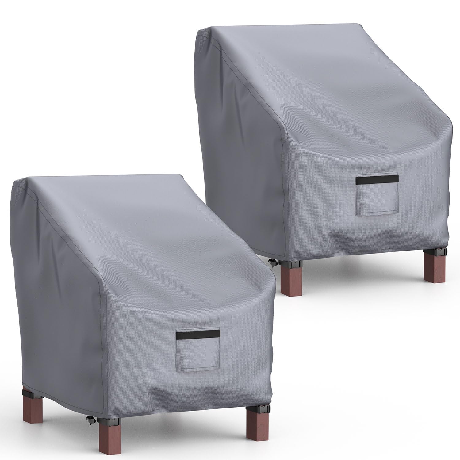 Mrrihand Patio Chair Covers Waterproof Lounge Deep Seat Cover, Heavy Duty Outdoor Lawn Patio Furniture Covers (36' W X 37' D X 36' H - 2 Pack)