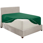 Nestl Dark Green California King Fitted Sheet, Extra Deep Pocket Cal King Fitted Sheet Only, 1800 Microfiber Fitted Bed Sheet, Ultra Soft Fitted Sheet California King Fits Up To 24 Inch Mattress