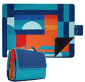 scuddles Compact Picnic Blanket - Extra Large 79 x 59 Outdoor Mat with 3-Layer Waterproof Design, Soft Fleece, Carry Strap & Rei