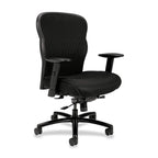 Basyx Mesh High-Back Chair-Big And Tall Chair, 28-5/8"X25-5/8"X42-3/4",Mesh/Black