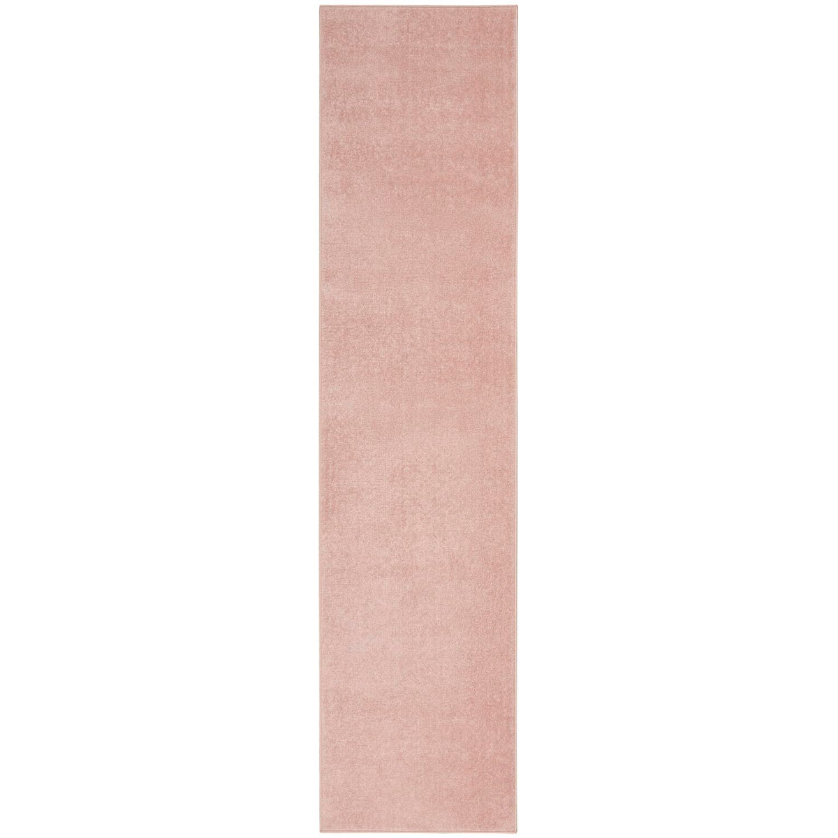 Nourison Essentials Indoor/Outdoor Pink 2'2' X 12' Area Rug, Easy Cleaning, Non Shedding, Bed Room, Living Room, Dining Room, B