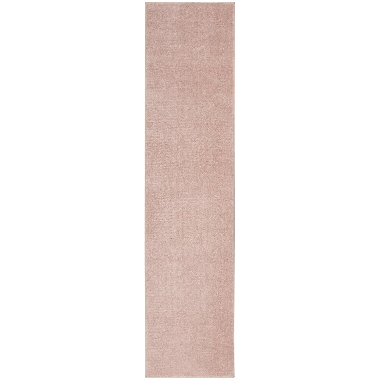 Nourison Essentials Indoor/Outdoor Pink 2'2' X 12' Area Rug, Easy Cleaning, Non Shedding, Bed Room, Living Room, Dining Room, B