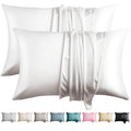 Wlosj 100% Silk Pillow Cases 2 Pack Queen Size Mulberry Silk Pillowcase For Hair And Skin Set Of 2 Highest Grade 6A Silk Soft Br