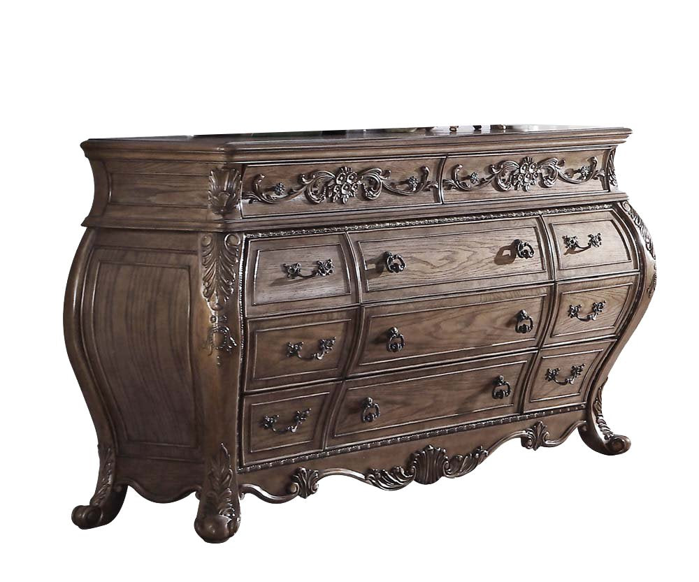 ACME Furniture Ragenardus Dresser, Vintage Oak