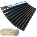 Magnetic Strips With Adhesive Backing Magnet : Heavy Duty Sticky Magnet For Diy Projects - 10 Pack With Metal Plates - Cut To Sh