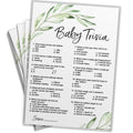 AllNeedz Baby Shower Game Cards (Baby Trivia) for Themed Events | Baby Shower Placards (Cardstock) Card Game Kit (Set of 15pcs)