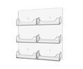 Wall Business Card Holder With Hanging Hardware 8' X 8.25' Clear Acrylic Display Holds 3.5' X 2' Horizontal Gift Or Appointm