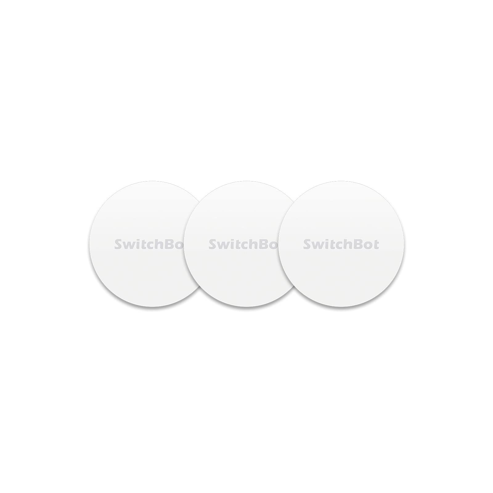 SwitchBot NFC Tag Stickers - 3PCS NTAG216 30mm, White, Compatible with iOS & Android, Perfect for SwitchBot Devices
