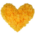 Henzxi 1000 Pcs Royal Yellow Rose Petals, Artificial Flower Petals, for Romantic Night, Wedding, Event, Party, Valentine Decor (