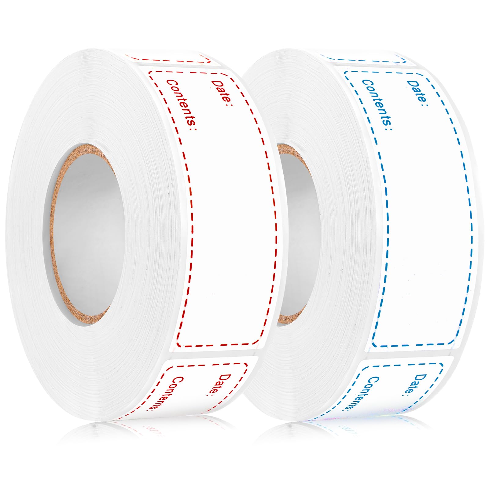 1000Pcs Removable Freezer Labels,1 X 3 Inch Food Labels For Food Containers Food Date Stickers Refrigerator Food Storage Labels