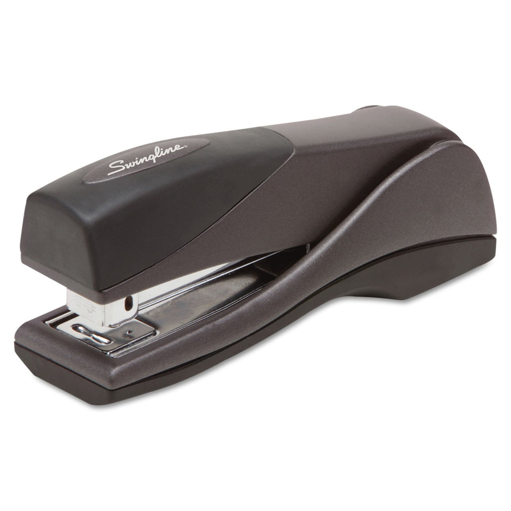 Swingline Stapler, 25 Sheet Capacity, Optima Grip, Jam Free, Compact, Ergonomic Cushion Grip, Metal, Black (87815)