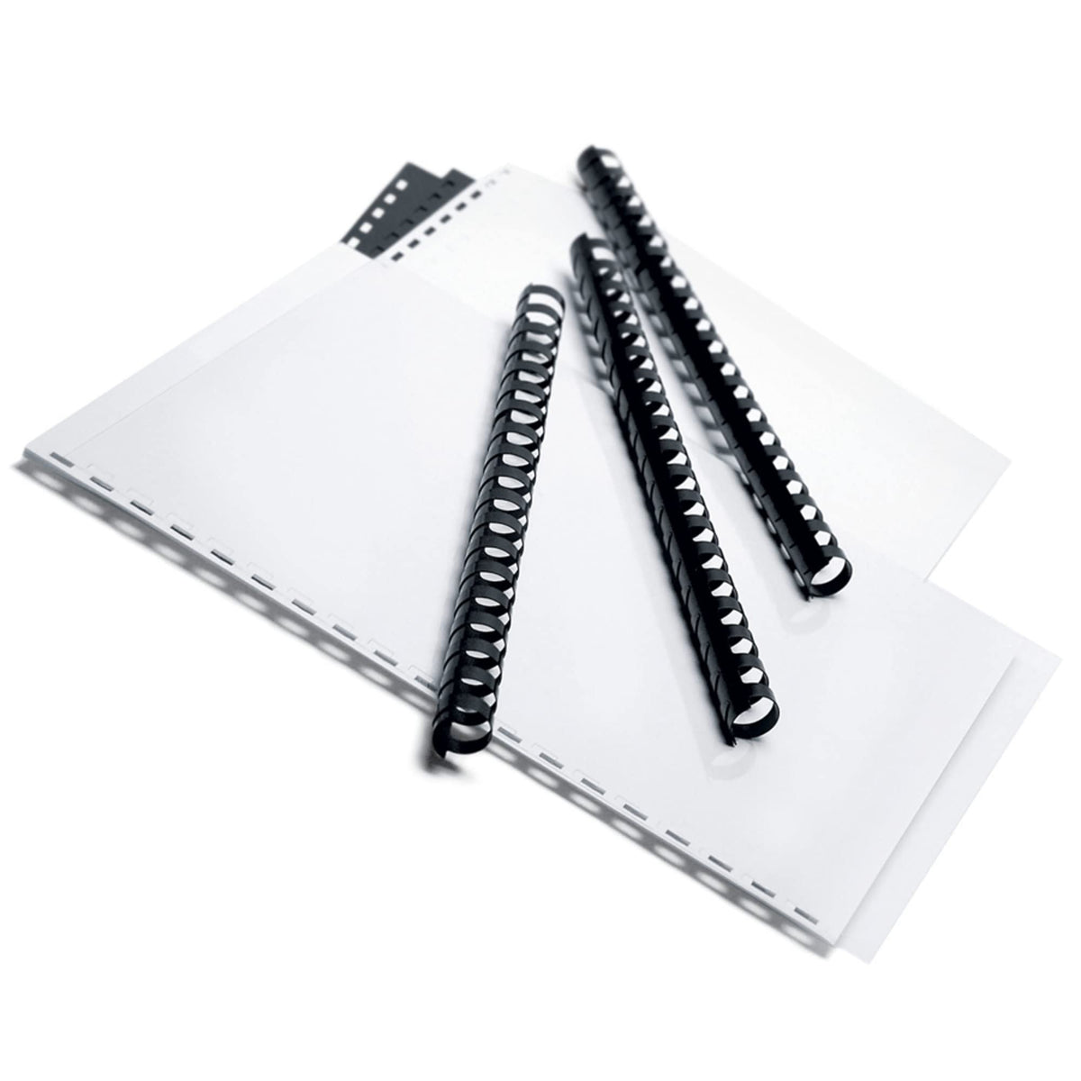 Office Depot Brand 5/8' Binding Combs, 125-Sheet Capacity, Black, Pack Of 25