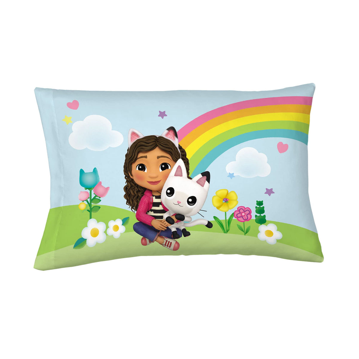 Franco Gabby'S Dollhouse Kids Beauty Silky Satin Standard Reversible Pillowcase Cover 20X30 For Hair And Skin (Official Gabby'S