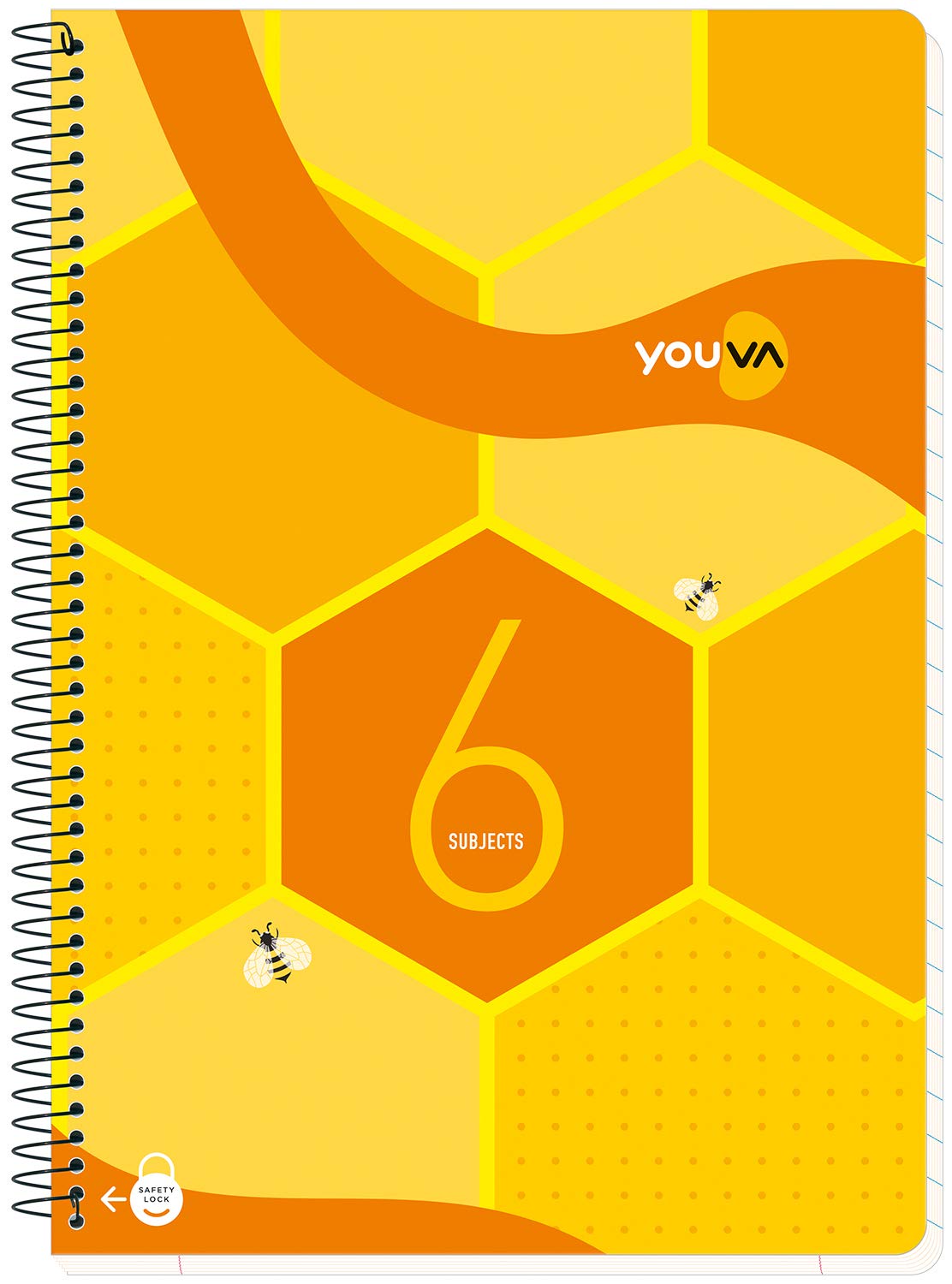 Youva Navneet Youva | Spiral Bound | Six Subject Book | 21 Cm X 29.7 Cm | Single Line | 300 Pages