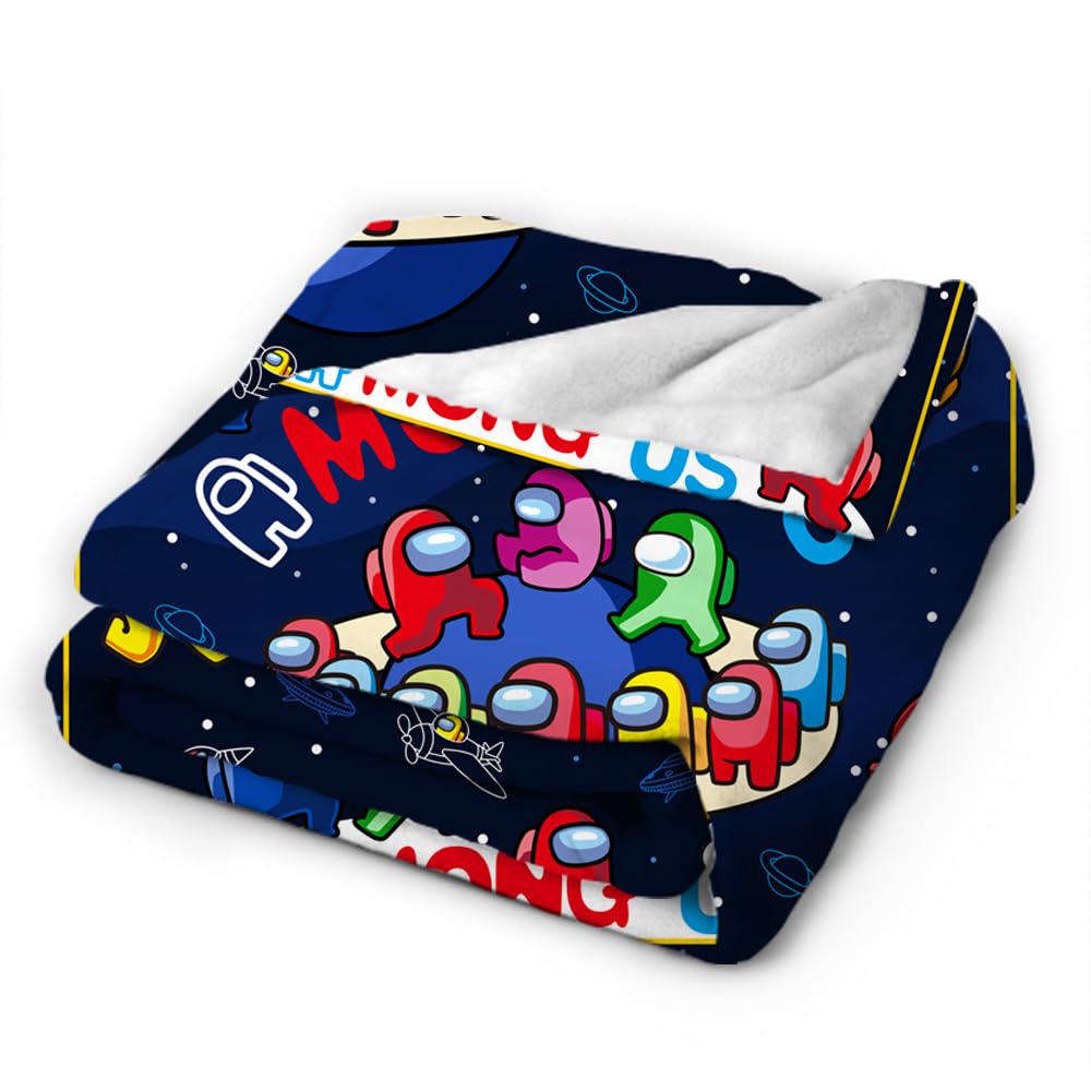 Garagadella Among Fleece Throw Blanket,330Gsm 60'X80' Soft Warm And Cozy Flannel Throw Blanket For All Seasons