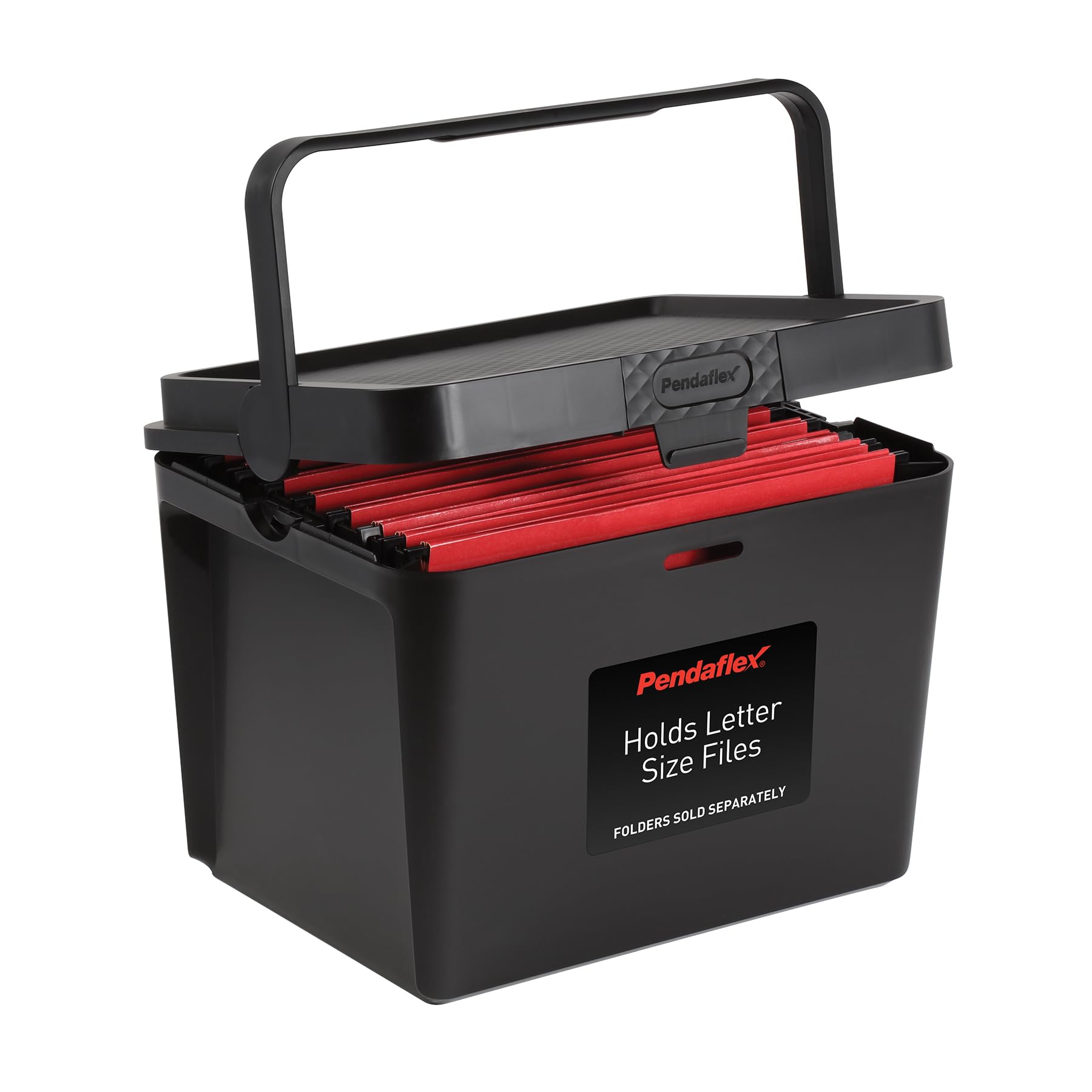 Pendaflex Portable File Box, Portable Storage Organizer, Portable File Cabinet, Storage Box, Document Holder For Home And Office