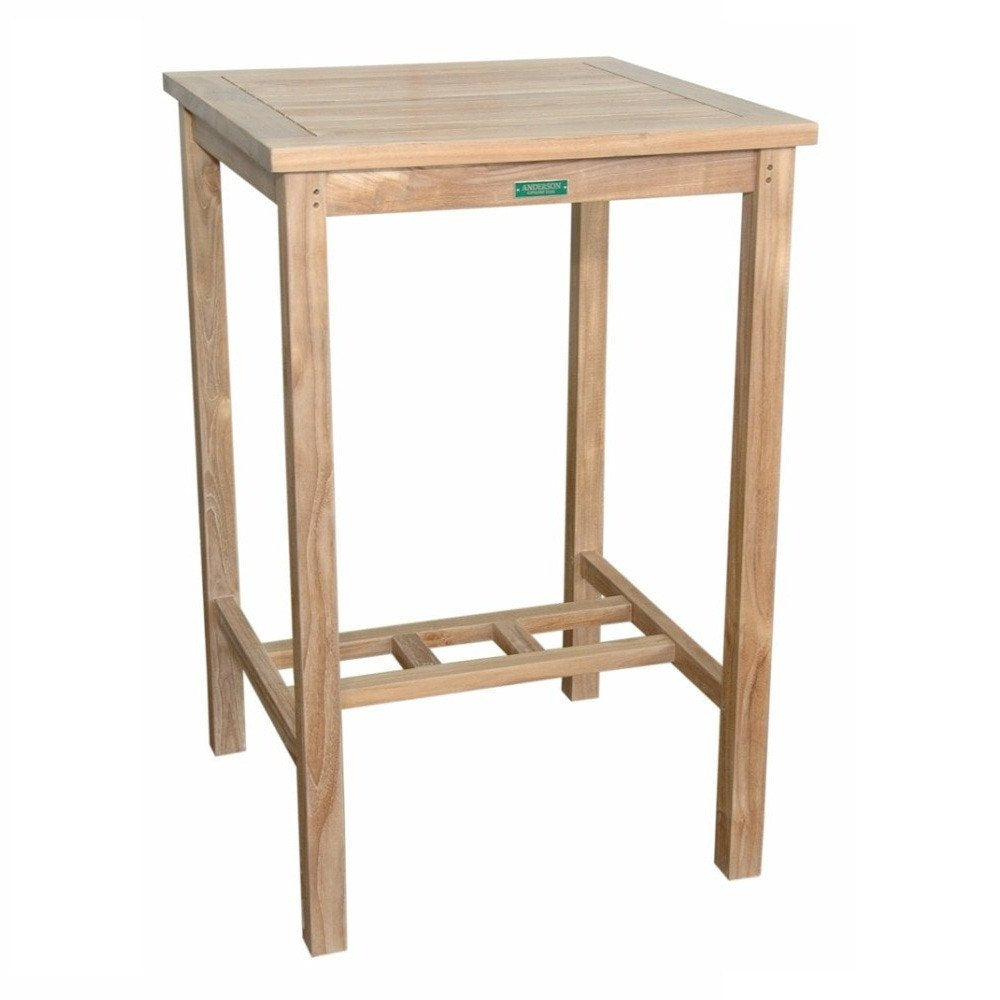 Anderson Teak Avalon 27'' Square Bar Table