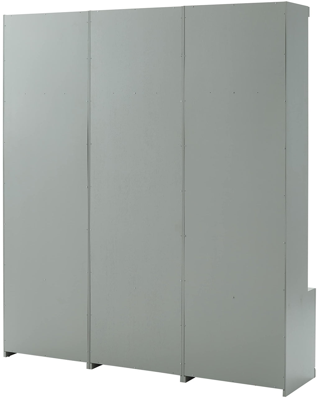 Crosley Furniture Harper 3-Piece Hall Tree Entryway Set with Storage Bench and Coat Rack Hooks for Hanging, Gray