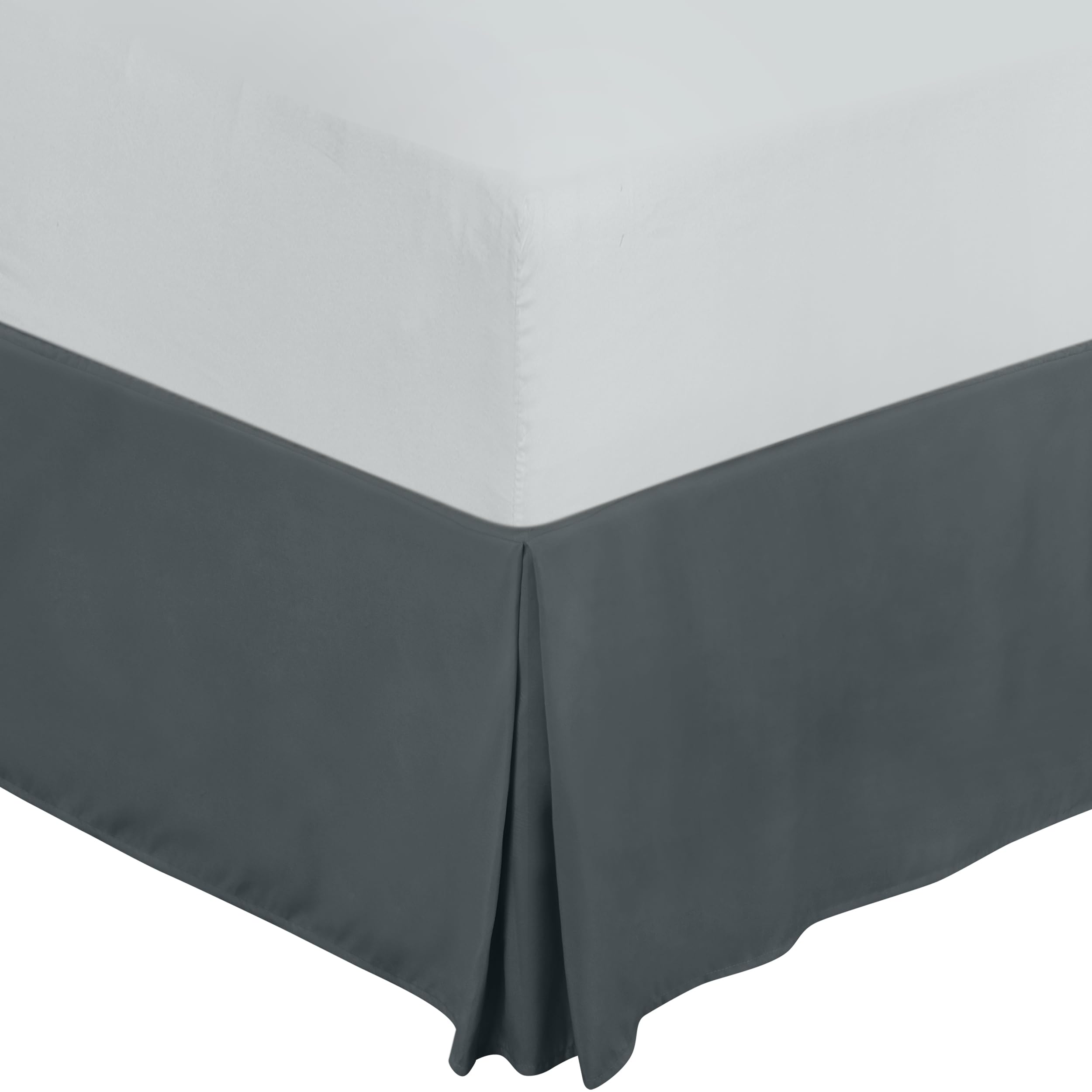 Utopia Bedding Twin Bed Skirt - Soft Quadruple Pleated Ruffle - Easy Fit With 15 Inch Tailored Drop - Hotel Quality, Shrinkage A
