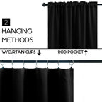 Koufall 20 Inch Curtains For Bedroom Black Out,Small Window Mini Short Blackout Curtains,24 X 20 In Length