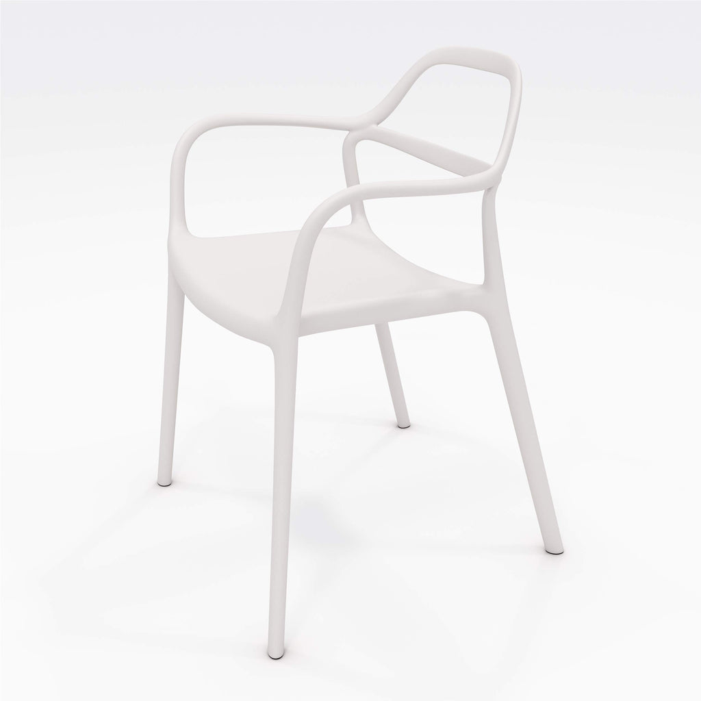 Olio Designs Dali Indoor/Outdoor Chair, White