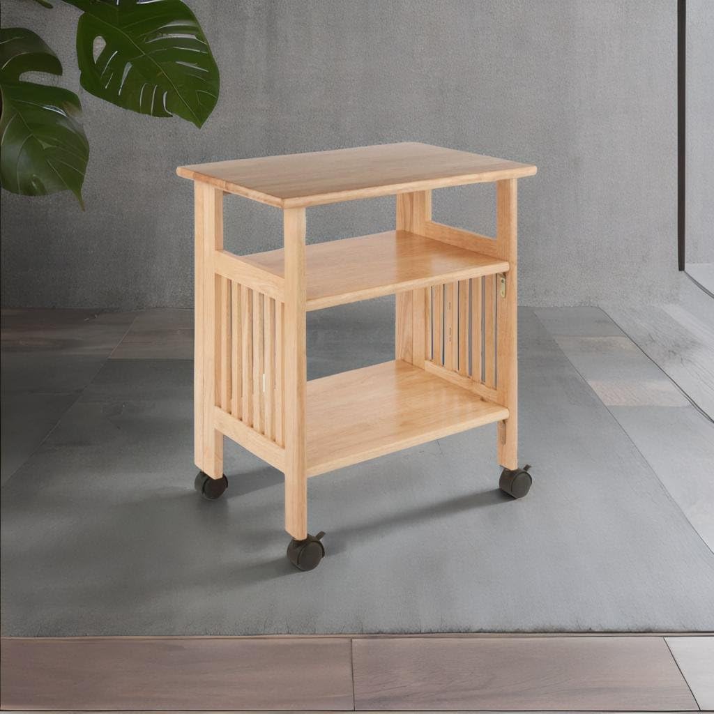 Ergode Wood Burke Home Office Printer Stand | Cottage Style Design | Adjustable Center Shelf | Ample Storage Space | Dark Coffee Finish | 19.84" W x 19.84" D x 31.1" H (81628-VV)