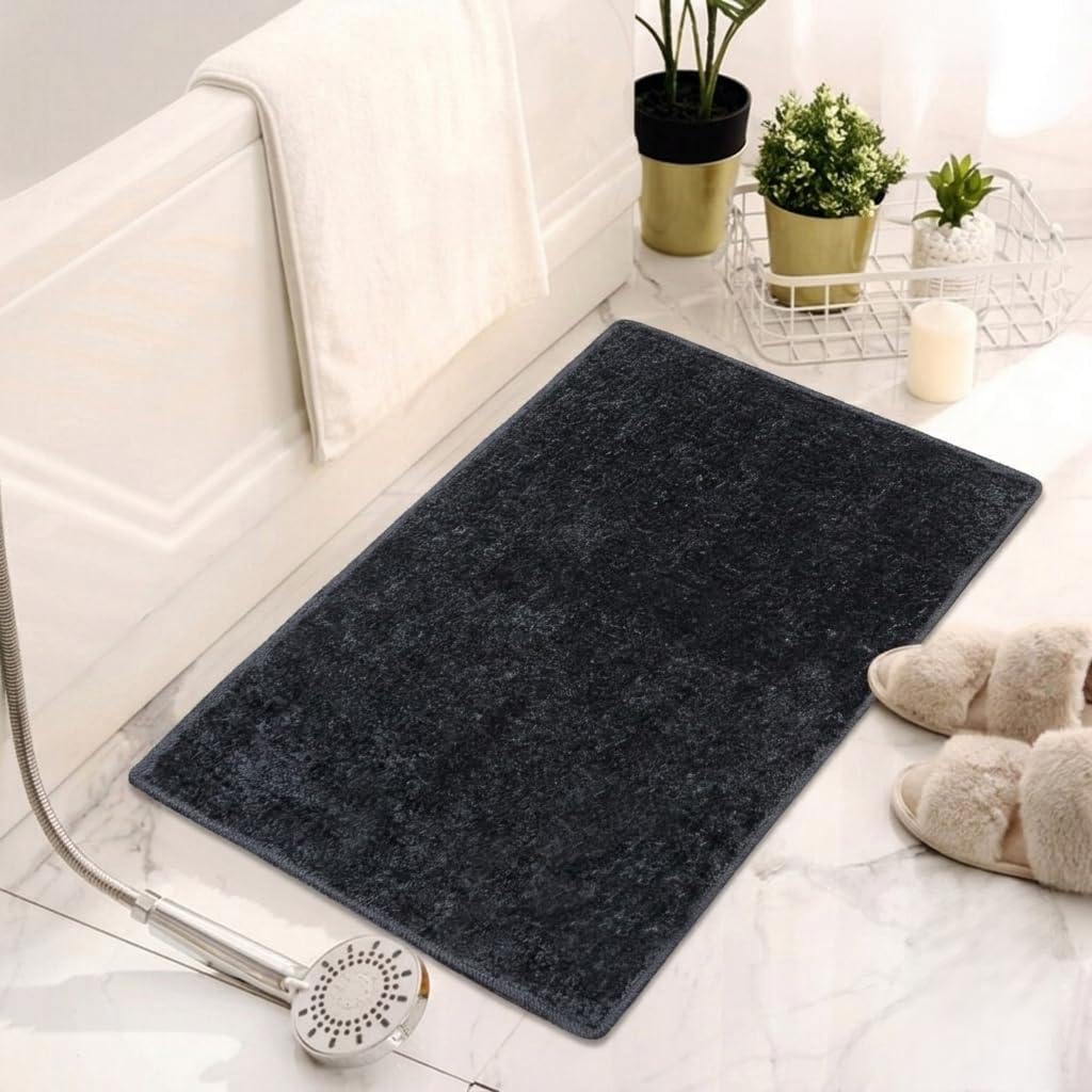 Blissful Creations Soft Anti Slip Door Mat, Grey, 40x60 cm