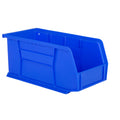 Hudson Exchange 11 x 5-1/2 x 5 Plastic Stackable Storage Bin and Hanging Container (Blue)