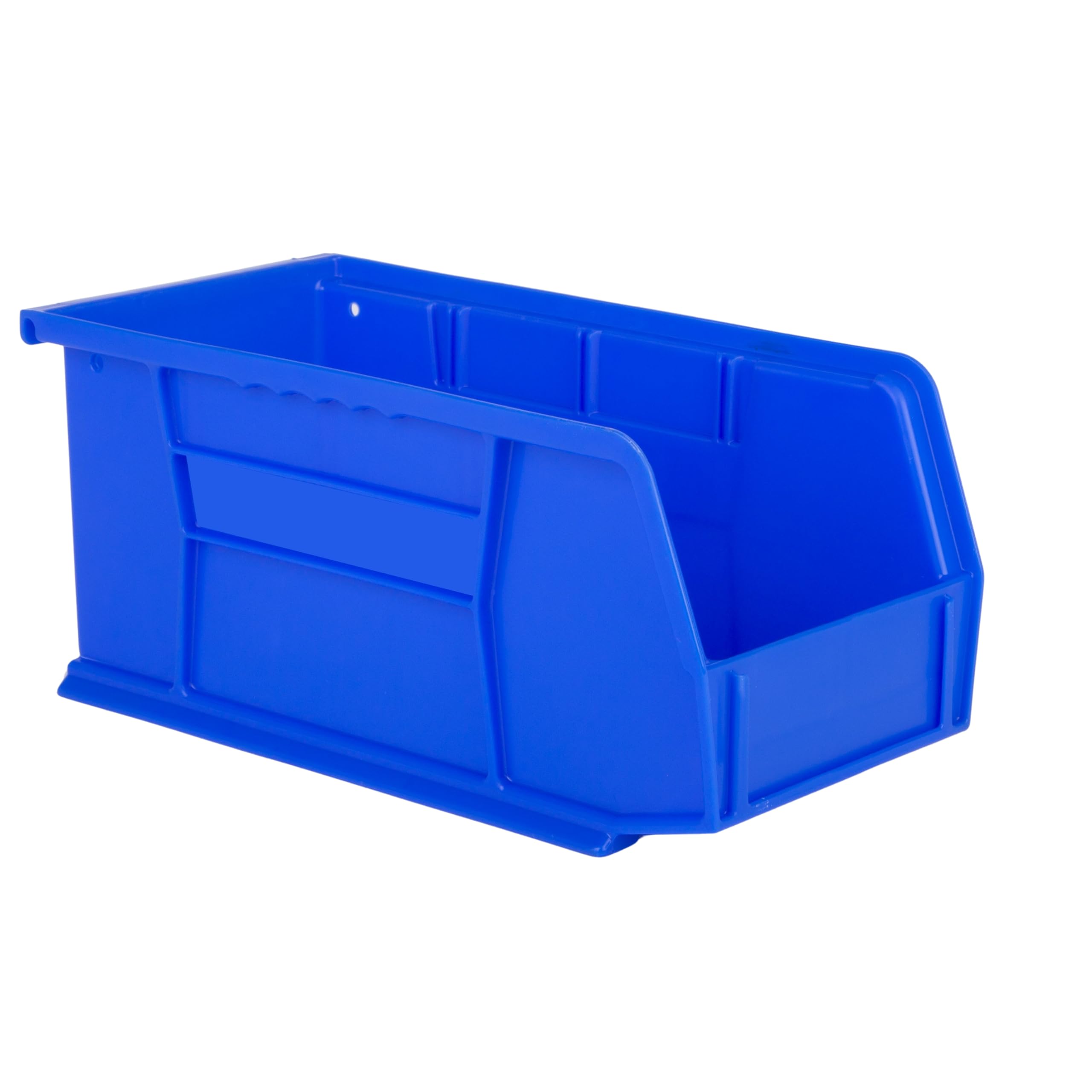 Hudson Exchange 11 x 5-1/2 x 5 Plastic Stackable Storage Bin and Hanging Container (Blue)
