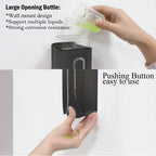Aumio Shampoo Dispenser Shampoo And Conditioner Dispenser, Wall Mount Soap Dispenser, 2X350Ml Shampoo Conditioner Body Wash Disp