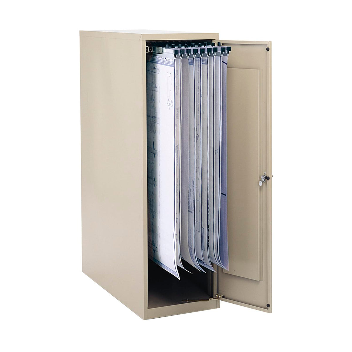 Safco, Large Vertical Storage Cabinet for Home Office or Classroom Storage, Fits 18&quot;, 24&quot;, 30&quot; and 36&quot; Hanging Clamps