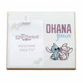 Open Road Brands Disney Lilo and Stitch Ohana Forever Wood Photo Clip Frame for 5x7 Picture - Cute Stitch Photo Frame Featuring 