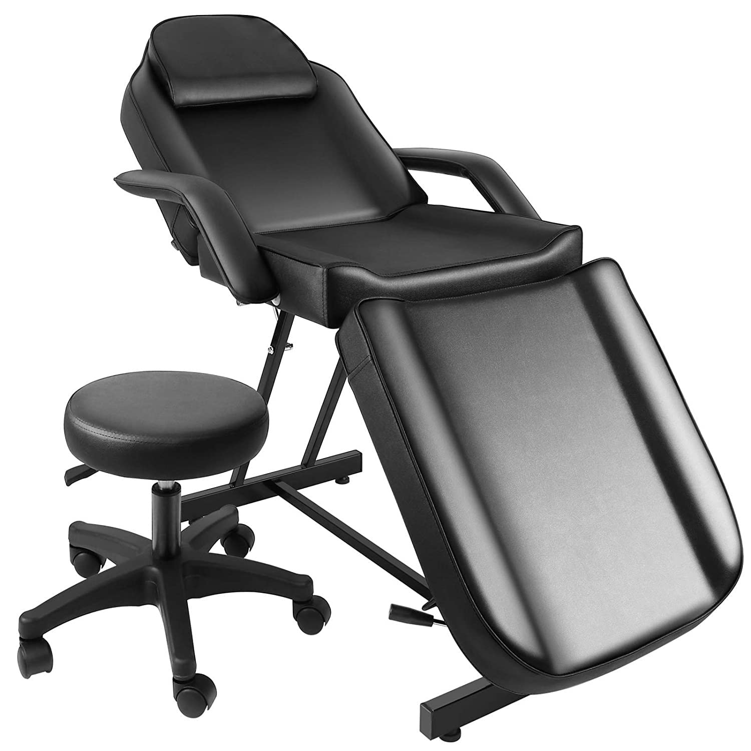 Artist hand Facial Bed Massage Table Adjustable Tattoo Chair W/Free Barber Bed Spa Chair Salon Massage Equipment Tattoo Bed Salo