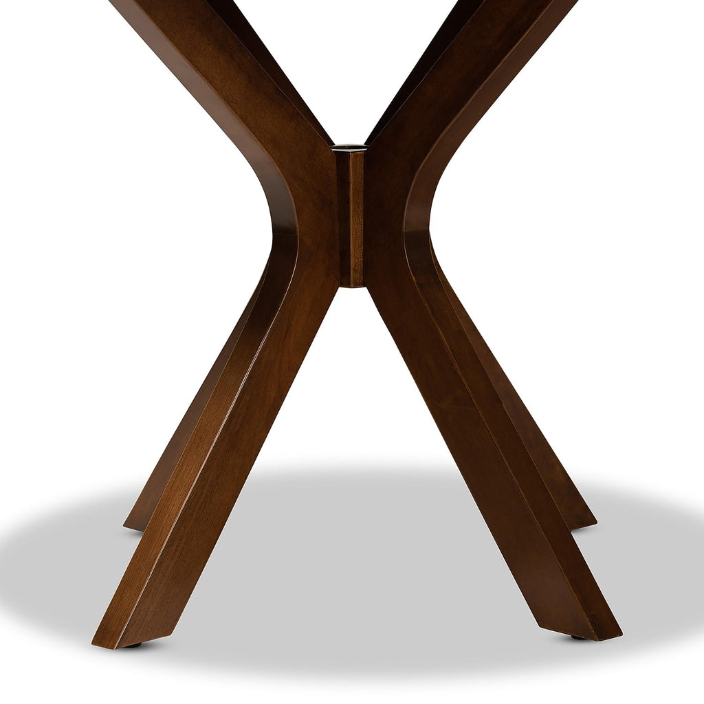 Baxton Studio Kenji 35.4-inch Dining Table, Walnut (168-10891-HiT)