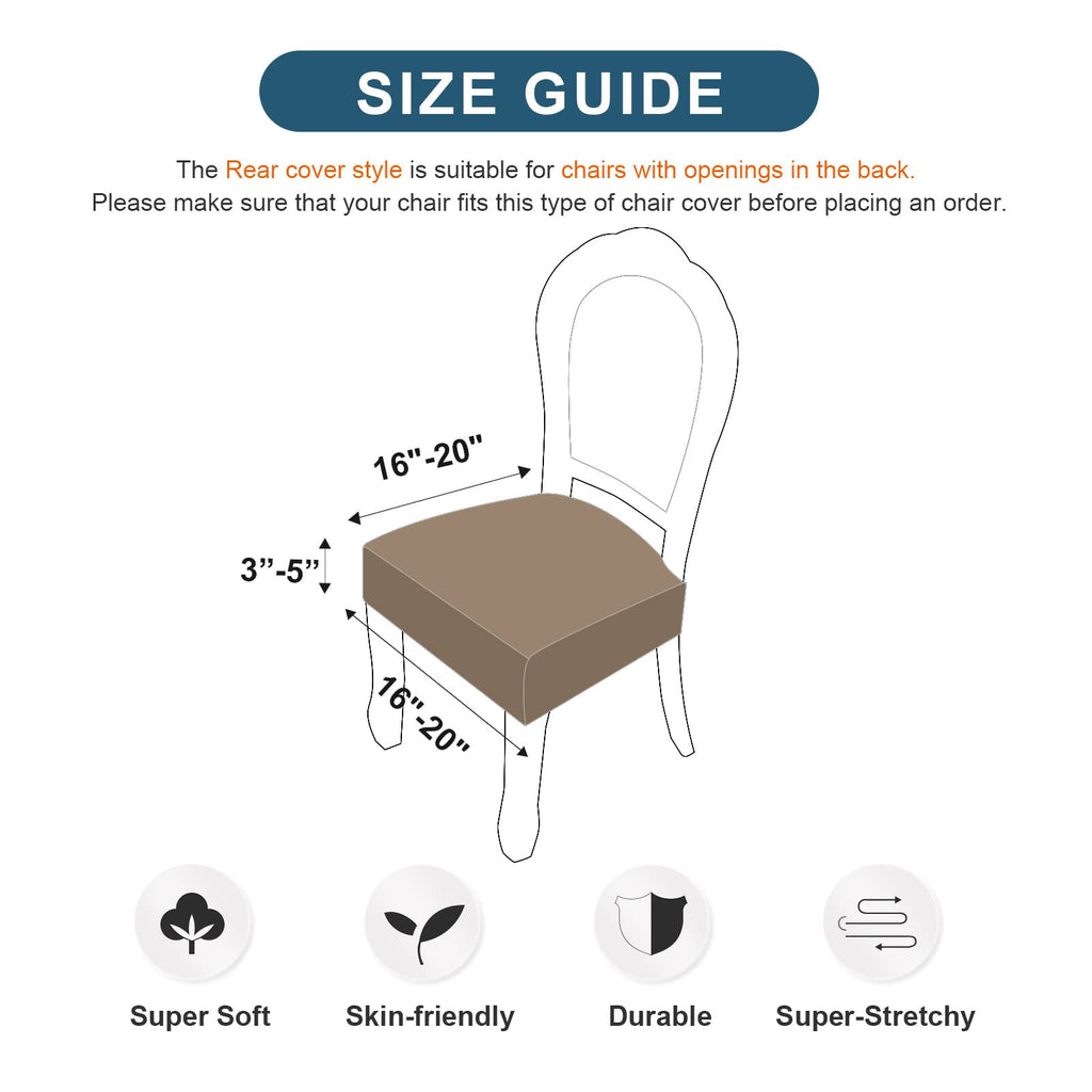 Genina Waterproof Seat Covers For Chairs Seat Covers For Dining Room Chair Slipcovers Kitchen Chair Covers Dining Chair Covers