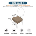 Genina Waterproof Seat Covers For Chairs Seat Covers For Dining Room Chair Slipcovers Kitchen Chair Covers Dining Chair Covers