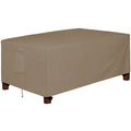 Easy-Going 600D Heavy Duty Rectangular Table Cover Uv Resistant And Waterproof Outdoor Lawn Patio Furniture Cover (84' Lx44 Wx2