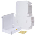 Rlavbl 11X8X2 Shipping Boxes Set Of 25, White Corrugated Cardboard Box For Packing, Mailing, Business