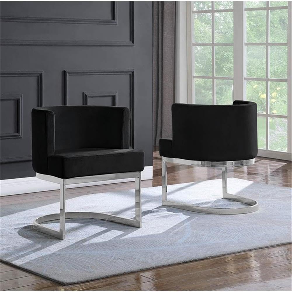 Best Quality Furniture Side Chair, Black