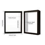 Sunmeg 8X10 Shadow Box Frame Display Case, Wood With Plexiglass, Display Case Box For Memorabilia, Medal, Crafts,Tickets And Pho