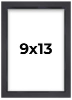 9x13 Shadow Box Frame Contemporary Black Finish | 1'' Depth of Usable Space| Interior Size 9x13 or 13x9 Inches| UV Resistant Acr