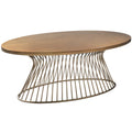 Madison Park Mercer Accent Metal Wired Frame Hour Glass Shaped Retro Design Mid-Century Modern Style Coffee Table, 48 Inch Wide,