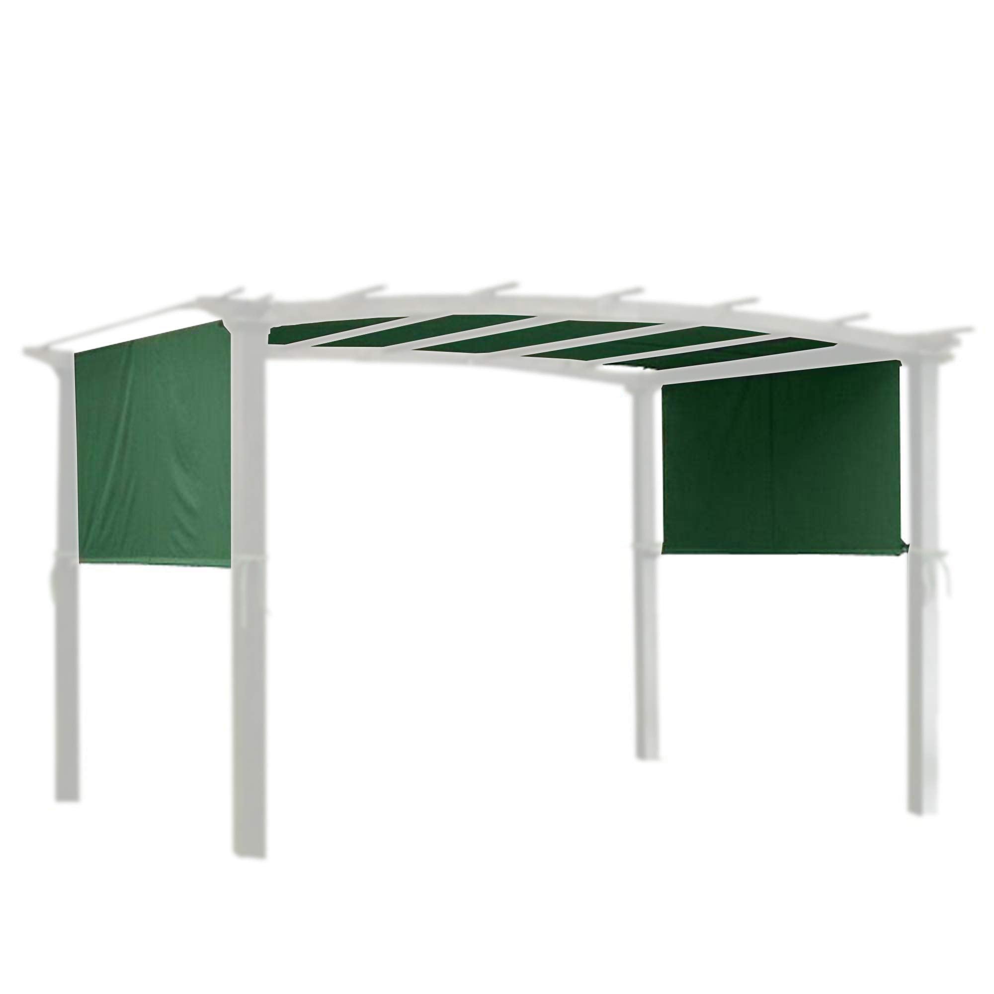 Yescom 17X6.8 Ft Universal Canopy Cover Replacement For 6Ft Curved Pergola Structure Green